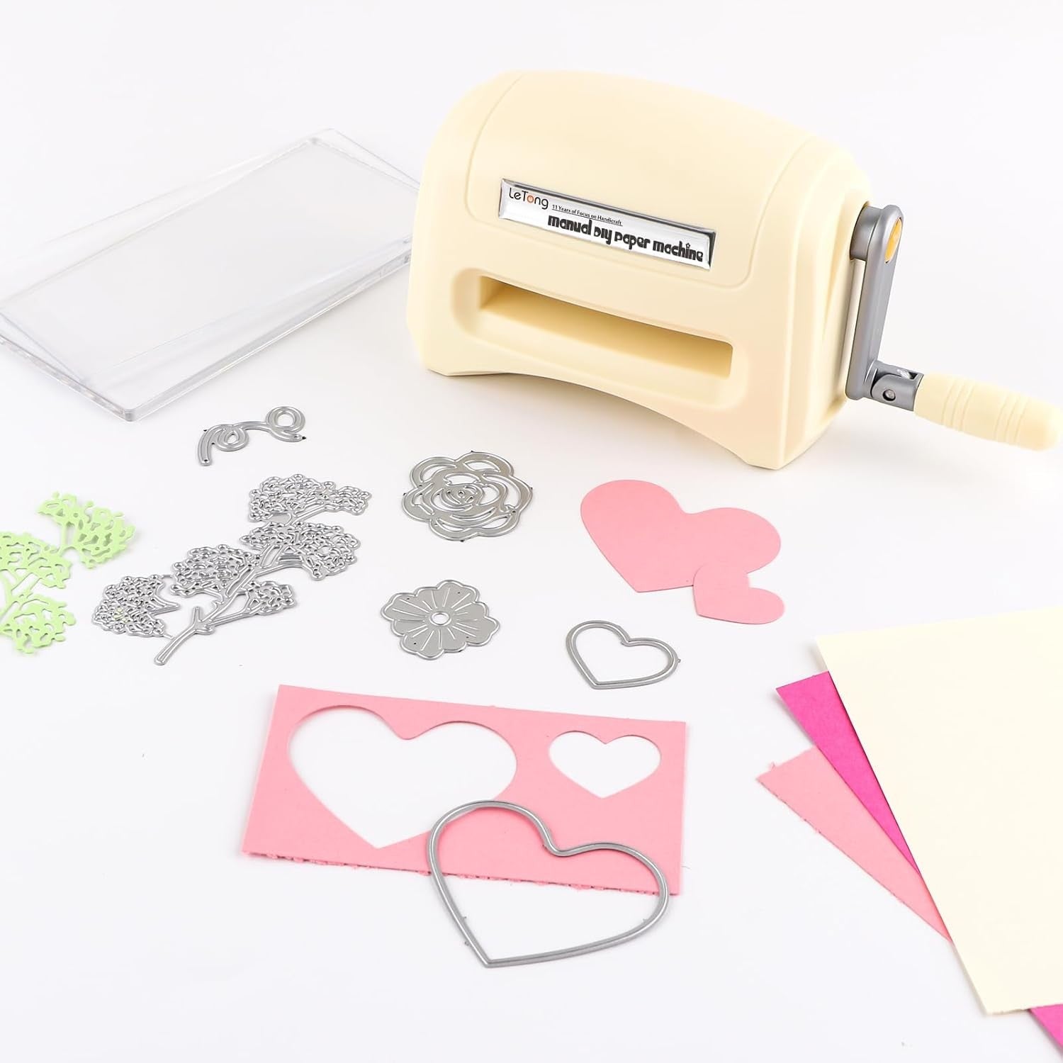 Mini Die Cutting Machine Manual Embossing Press Desktop Craft Cutter