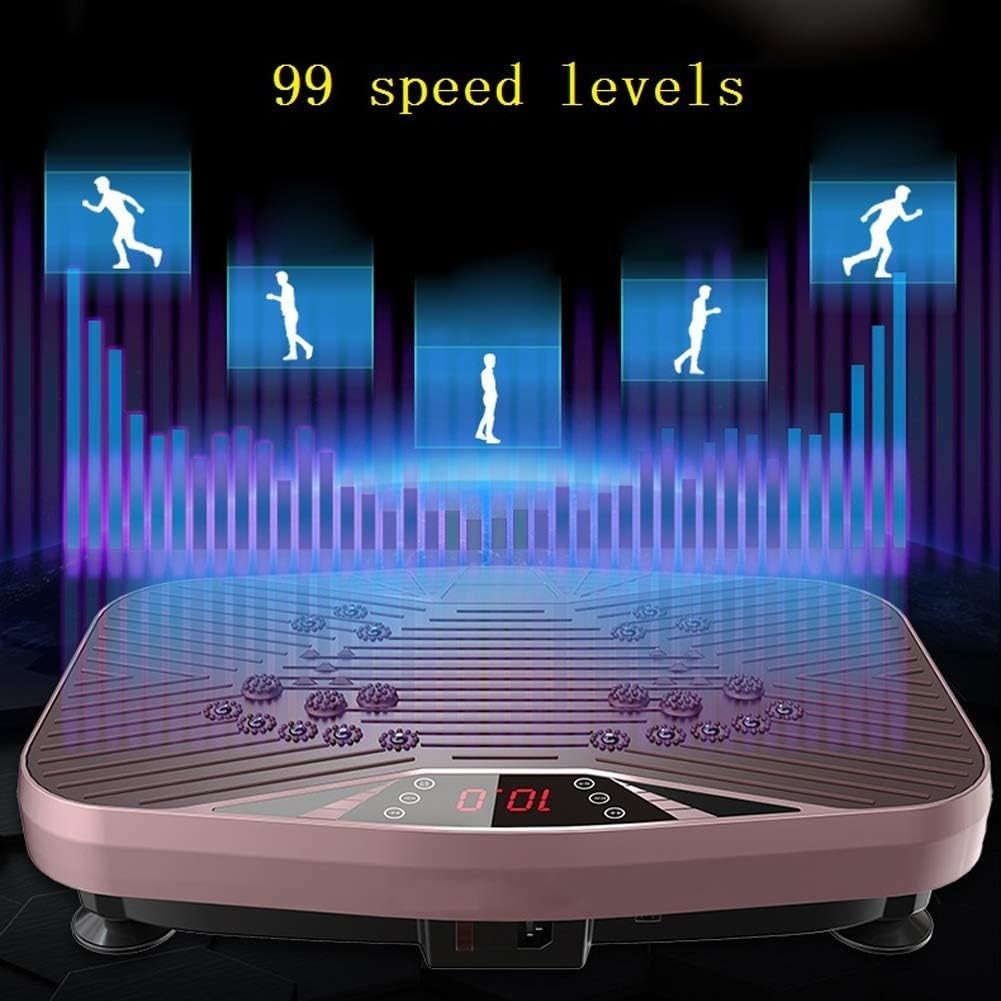 Quiet Vibration Fitness Plate 99 Levels Full Body Indoor Workout