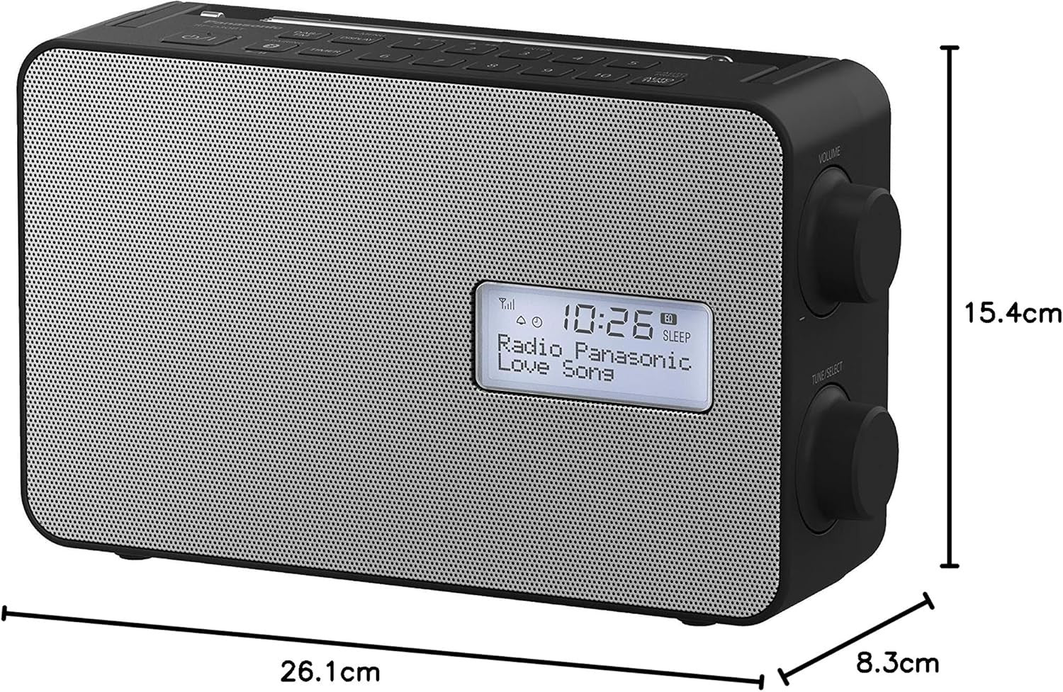 DAB+ Bluetooth Radio USB Phone Charging Smart Digital Portable Speaker