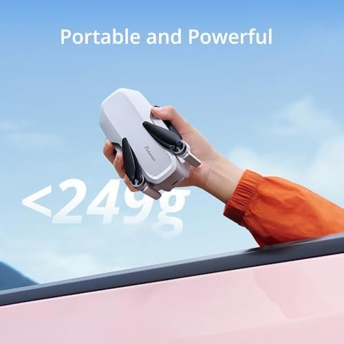 2.5K GPS Drone w/ Dual Battery 80Min Flight EIS 4KM Range Foldable Drone