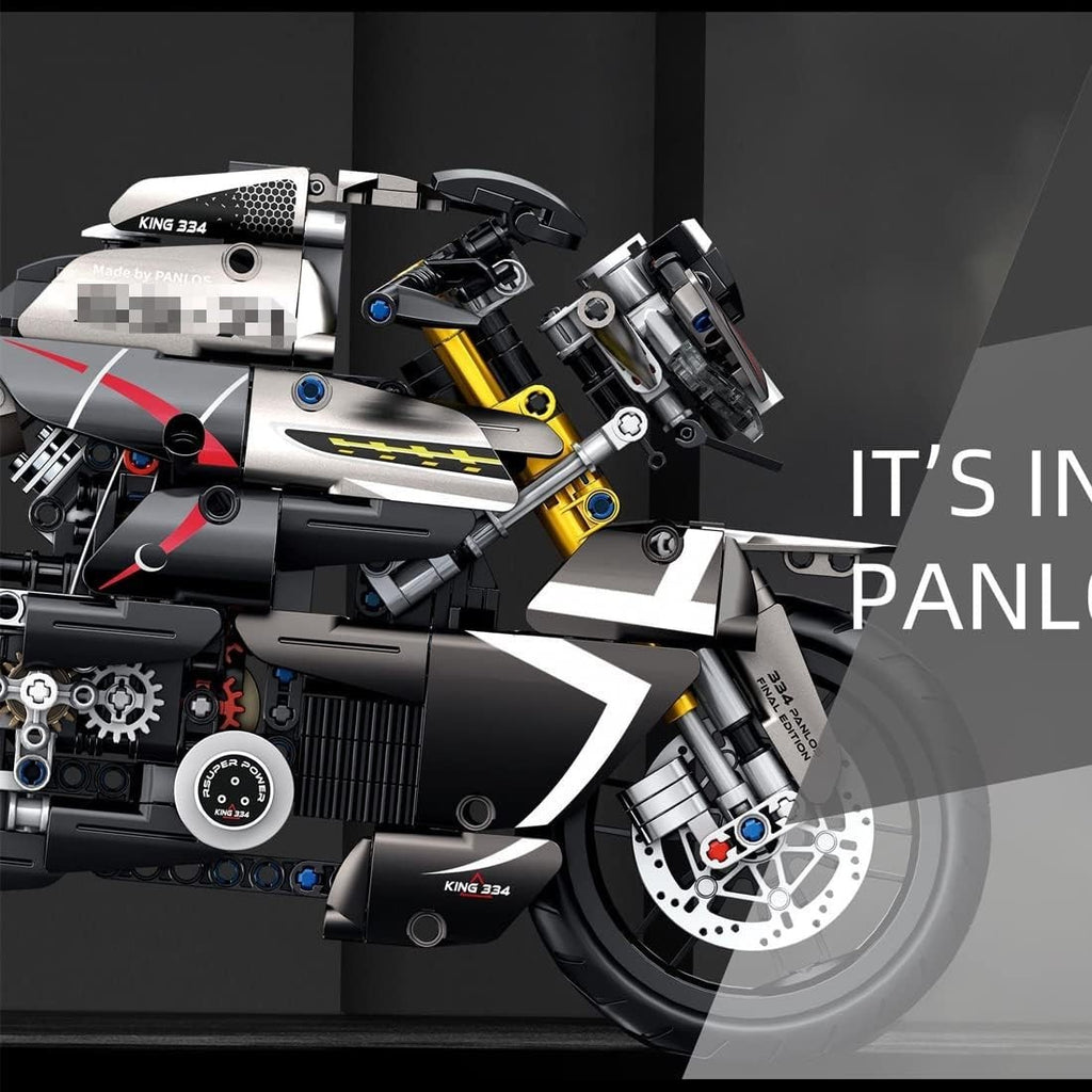 1056 PCS Motorcycle Model Kit | Realistic Details | Perfect Gift for Kids & Adul