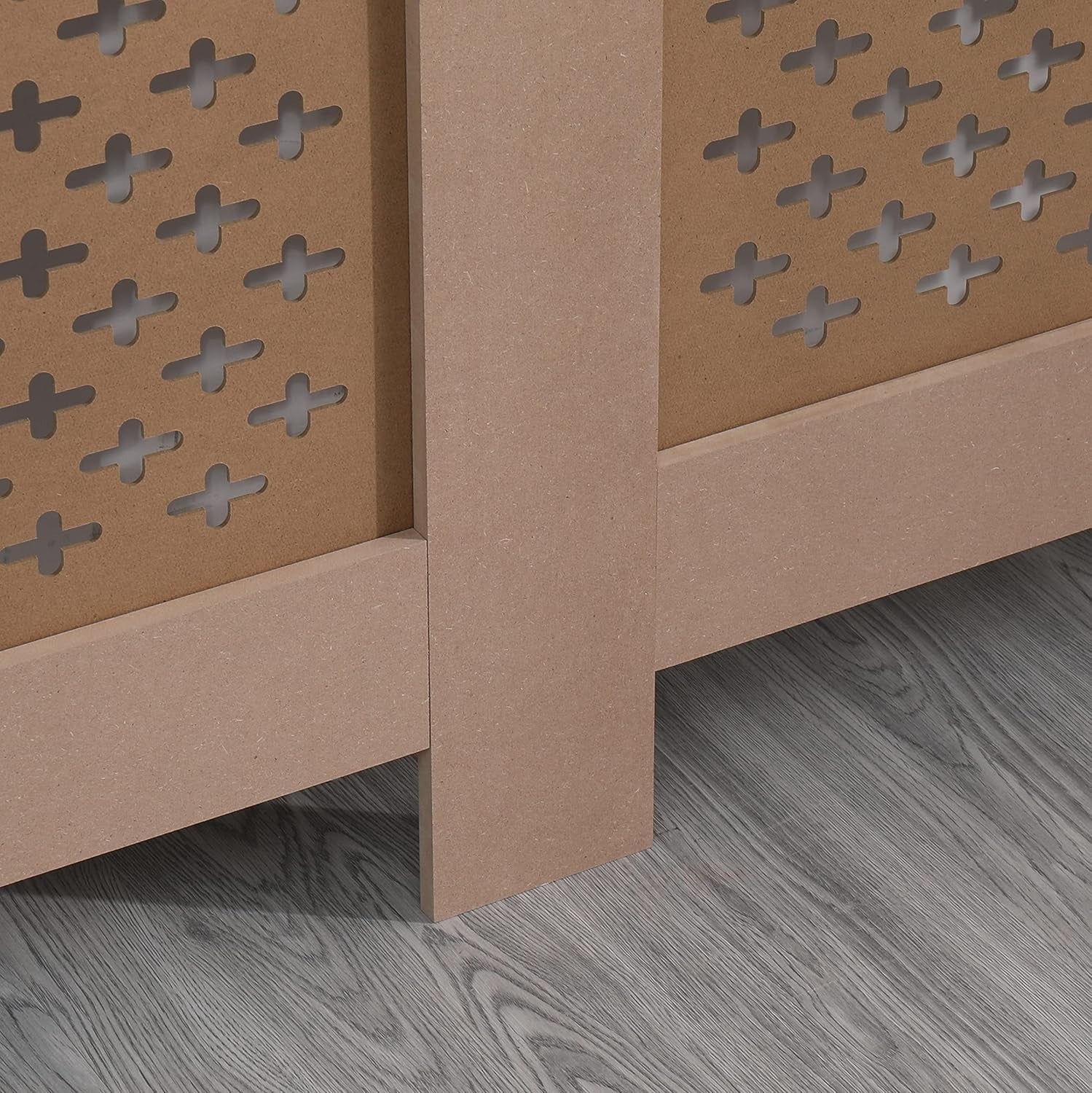 Large Unfinished MDF Radiator Cover Modern Decorative Cabinet