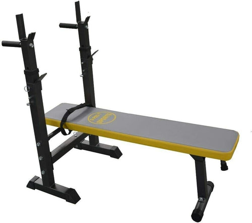 Multi Gym Chest Press Bench Flat Incline Dip Station Foldable