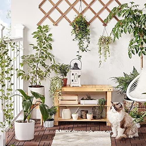3-Tier Bamboo Shoe Bench Storage Rack 70cm Hallway Living Room Organizer