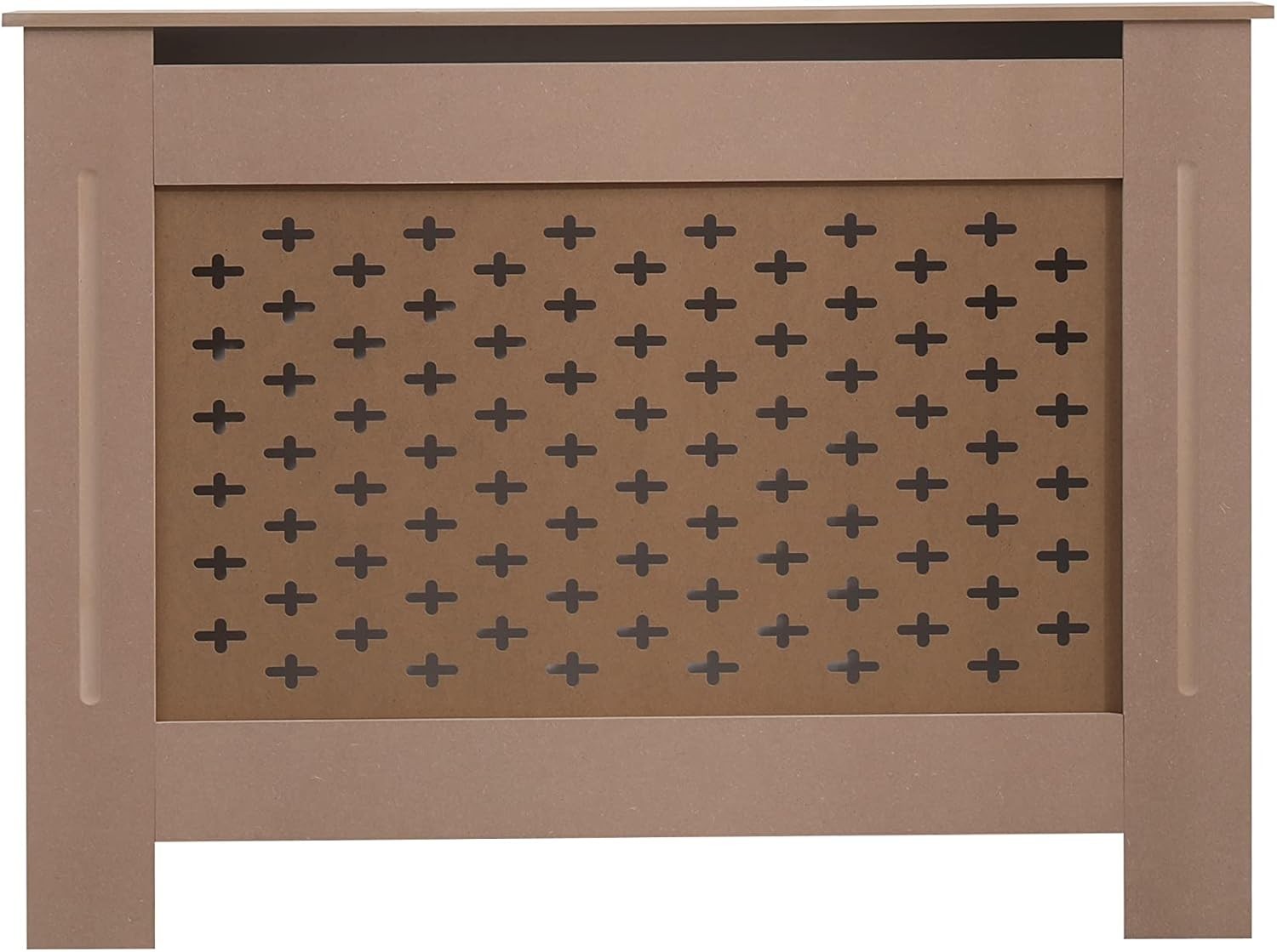 Medium Unfinished MDF Radiator Cover Decorative Cabinet 112x82x19cm