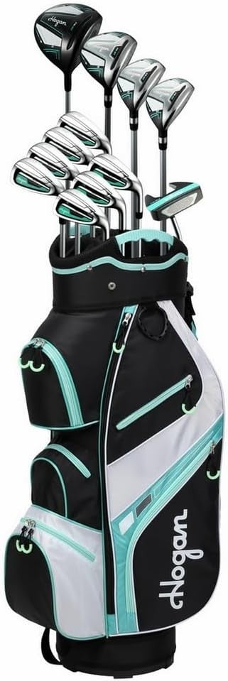 Ladies Right Hand Complete Golf Club Set Graphite Driver Hybrids Cart Bag