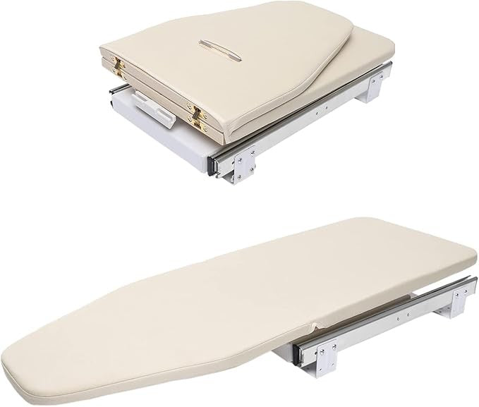 Pull Out Drawer Ironing Board 180° Rotating Space Saving Compact
