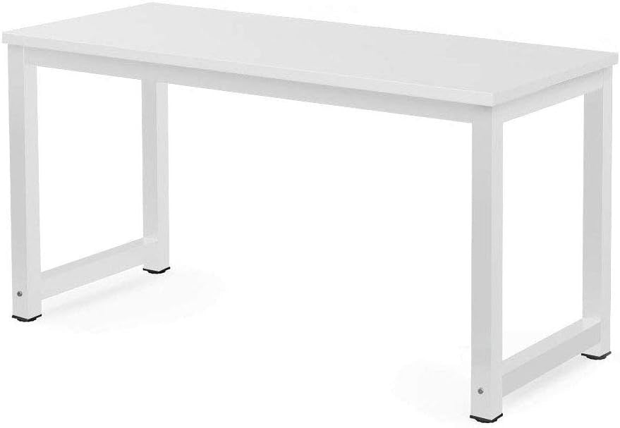 Large White Computer Desk 120cm Home Office PC Laptop Gaming Workstation