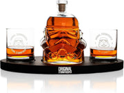 Stormtrooper Whiskey Decanter 750ml Set with 2 Glasses & Display Tray Gift