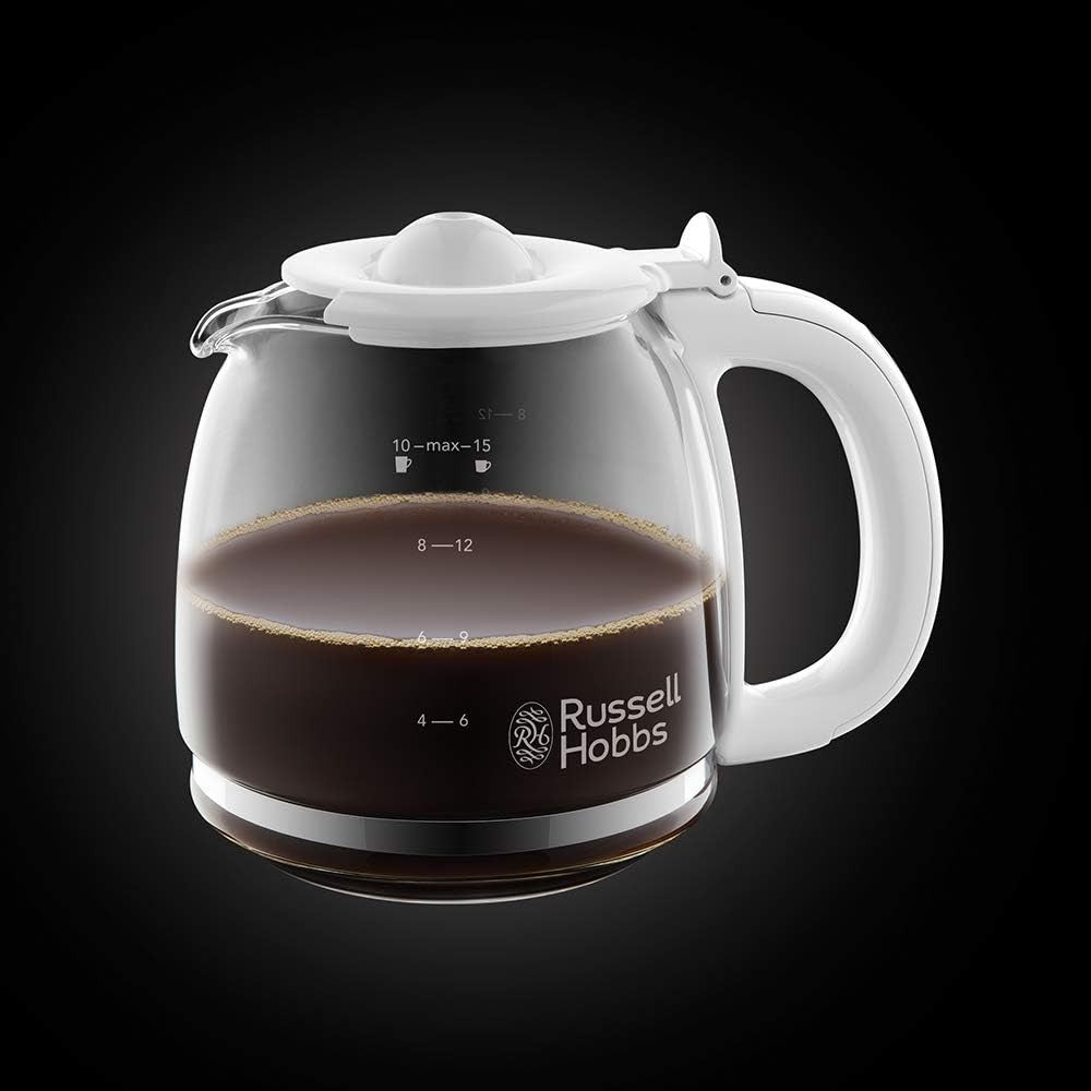 Programmable Drip Coffee Maker 1.25L Glass Jug 1100W Timer Keep Warm Function