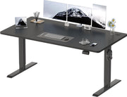 Electric Standing Desk 160x70cm Adjustable Sit Stand Table W/Memory Panel, Black