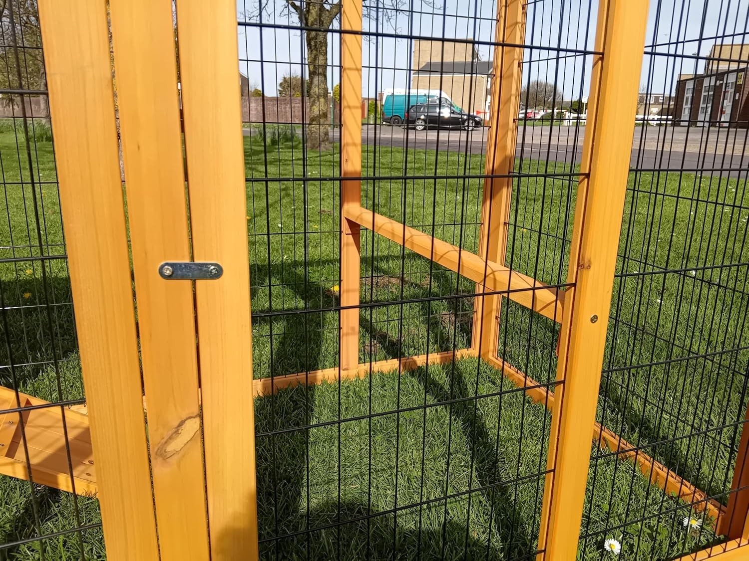 12.5FT XXL Chicken Coop Run Welded Wire Hen House 3mm