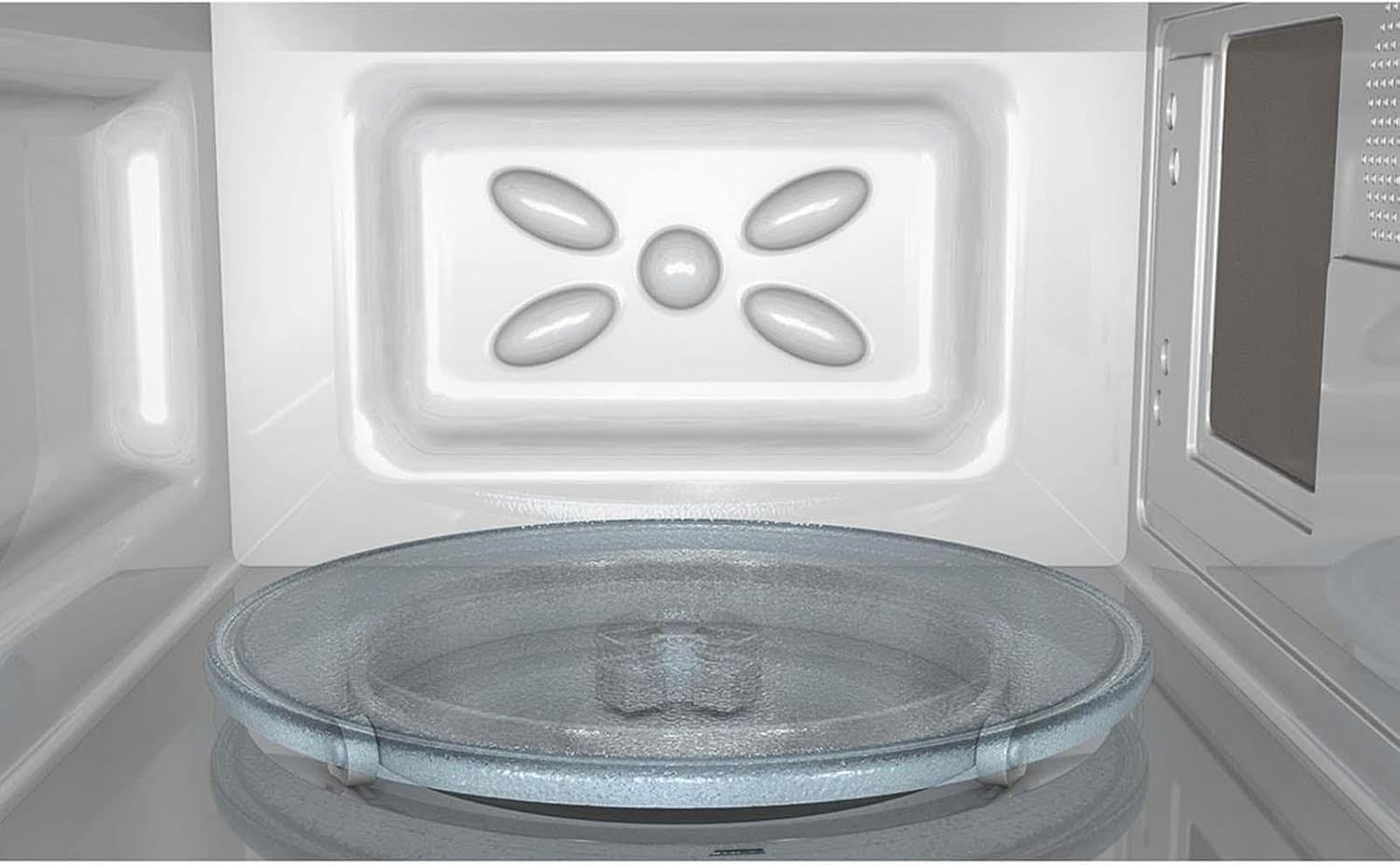 20L 700W Silver Microwave Manual Dial Freestanding