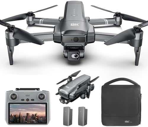 4K Drone w/ 2-Axis Gimbal, 6KM RC, Obstacle Avoidance, 2 Batteries 2 Axis Gimbal