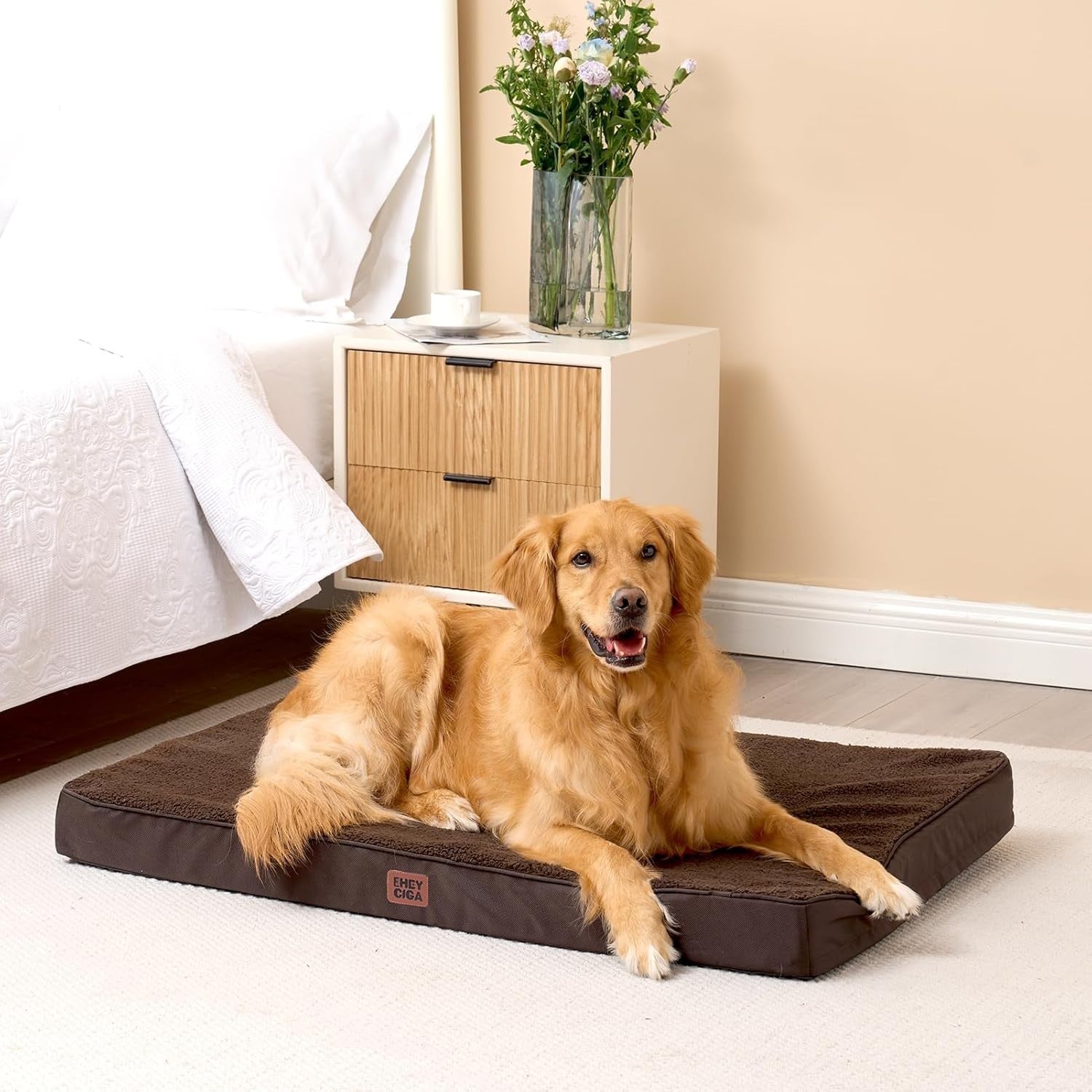 Orthopedic XL Dog Bed 104x68x9cm Washable Cover Non Slip