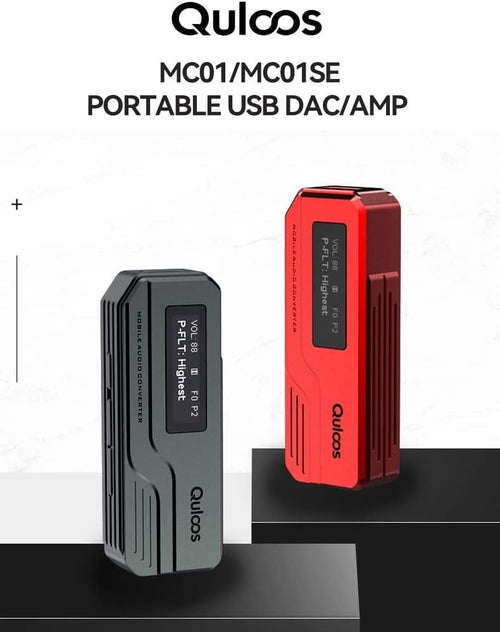 HiFi USB DAC Amplifier Dual CS43131 Chip 32Bit 384kHz Portable MC01se Grey