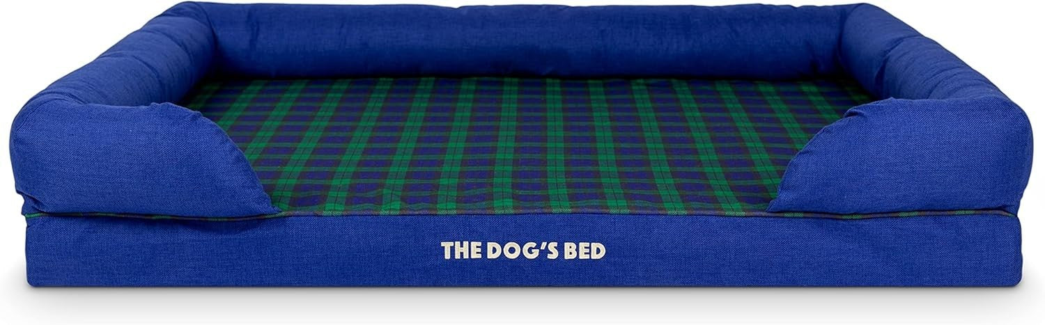 Orthopedic Memory Foam Dog Bed XXL Washable Bolster 131x100cm