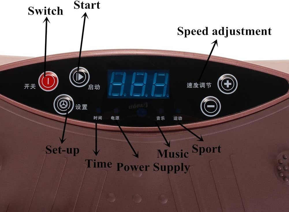 Vibration Plate Exercise Machine Bluetooth Massage Weight Loss