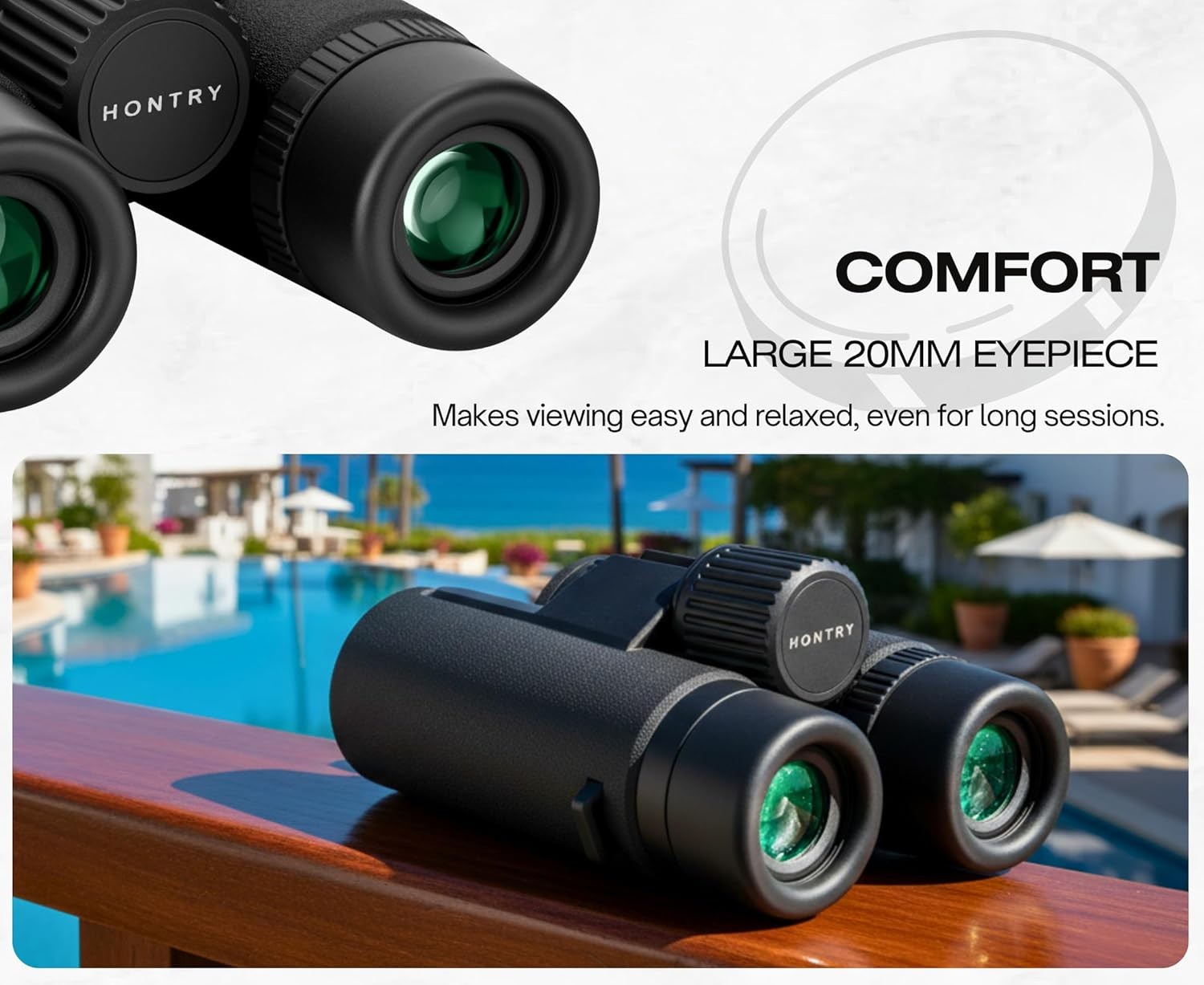 10x42 Waterproof HD Binoculars for Bird Watching Hunting Travel Safari Outdoor