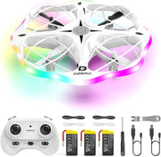 DEERC D13 Kids Mini Drone, LED Lights, Obstacle Avoidance, 21 Min Flight