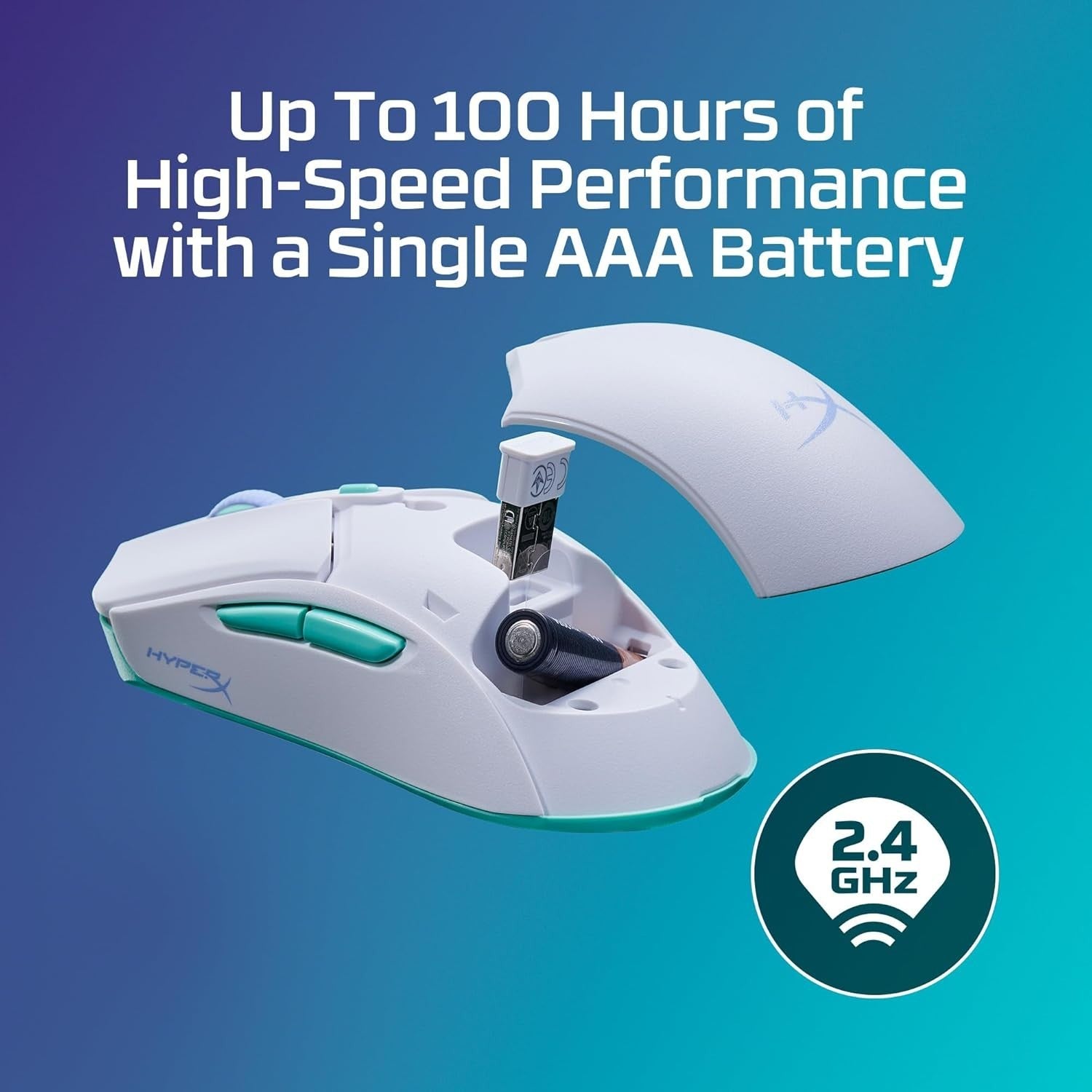 Wireless Gaming Mouse Lightweight 70g Dual Mode 100Hr Battery Pro Sensor