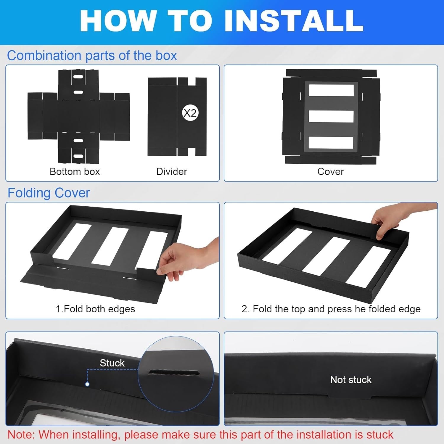 5 Pack CD Storage Boxes Cardboard Organizer Holds 450 CDs Stackable Lid