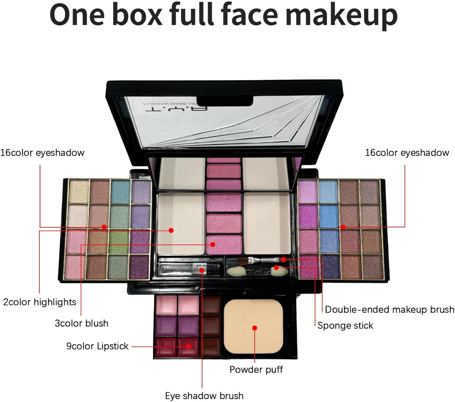 All In One Makeup Set Travel Kit Matte Eyeshadow Gift