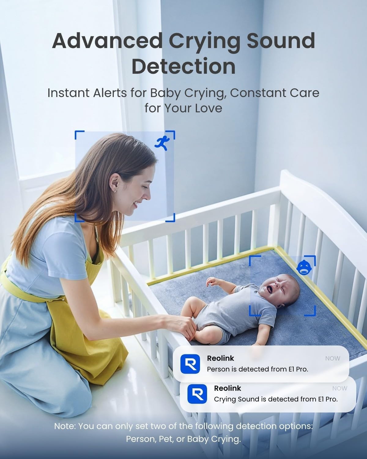 3K Indoor Security Camera 5MP WiFi Auto Tracking Baby Pet Monitor