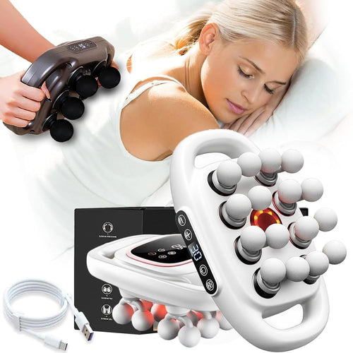 16 Head Deep Tissue Massage Gun 30 Levels Quiet Full Body Muscle Recovery