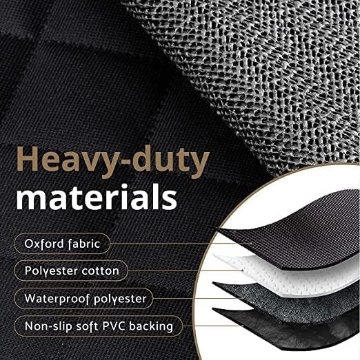 Waterproof Dog Car Seat Cover ISOFIX Non Slip Scratch Proof Washable