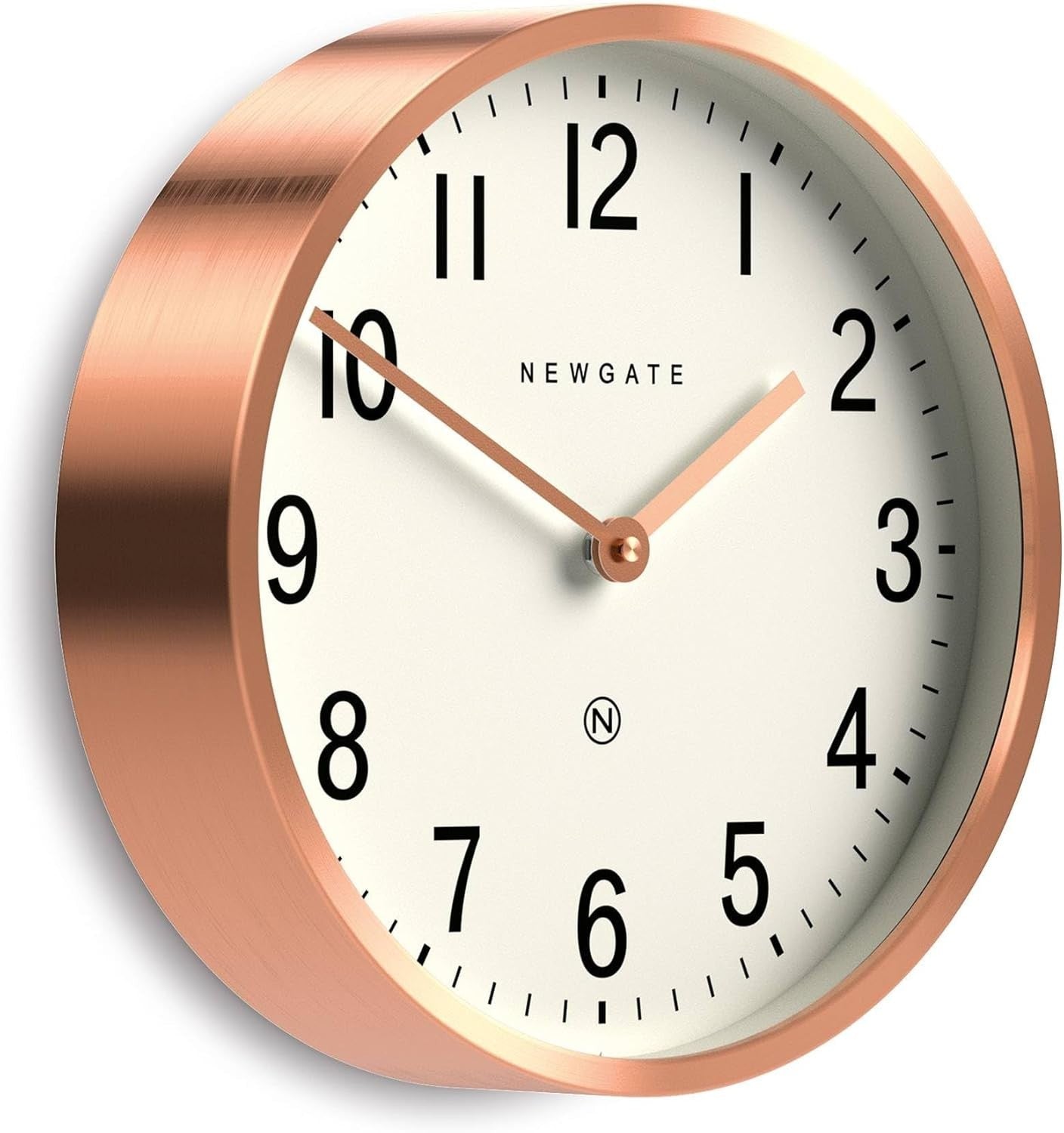 30cm Copper Wall Clock Silent Sweep Retro Modern Office Kitchen Decor
