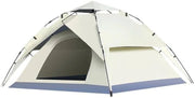 2-3 Person Pop Up Camping Tent Double Layer Lightweight Beige