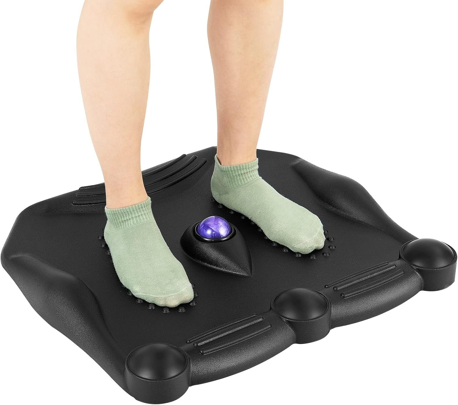 Anti Fatigue Standing Desk Mat With Massage Ball Ergonomic Foot Pad