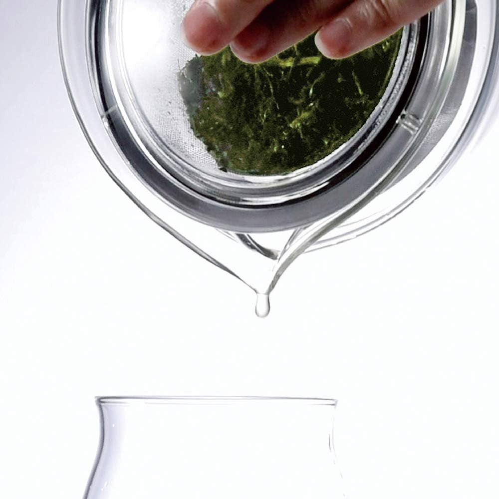 Glass Teapot 450ml with Stainless Steel Infuser Loose Leaf Tea Pot