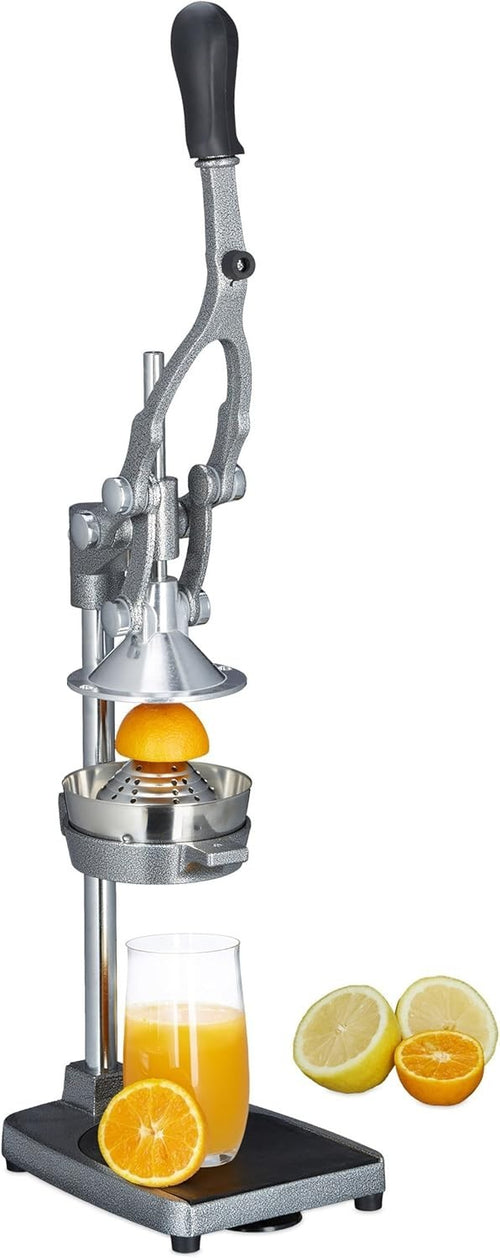 Manual Citrus Juicer Stainless Steel Lever Press Non-Slip Multi Use