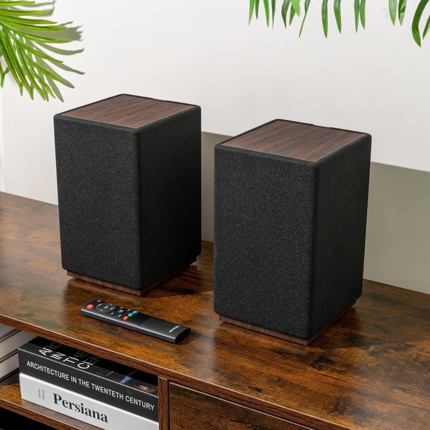 60W Bluetooth 5.3 Bookshelf Speakers HDMI ARC USB Optical Sub Out