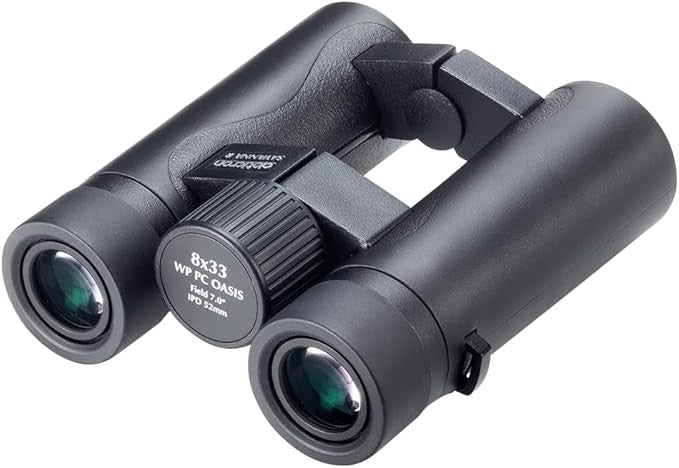 8x33 Compact Binoculars HD Waterproof BAK4 Prism Wide View Bird Watching