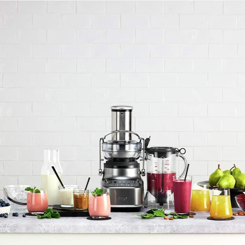 Blender Juicer Combo 88mm Chute Cold Spin 1.5L Jug Space Saving