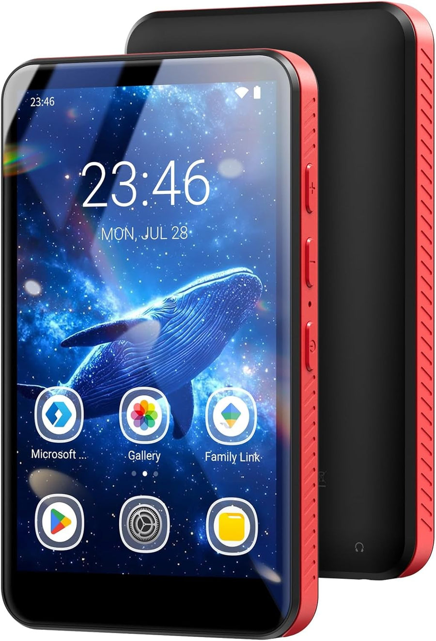 96GB MP3 MP4 Player Black Red 4" Touch Bluetooth WiFi Speaker