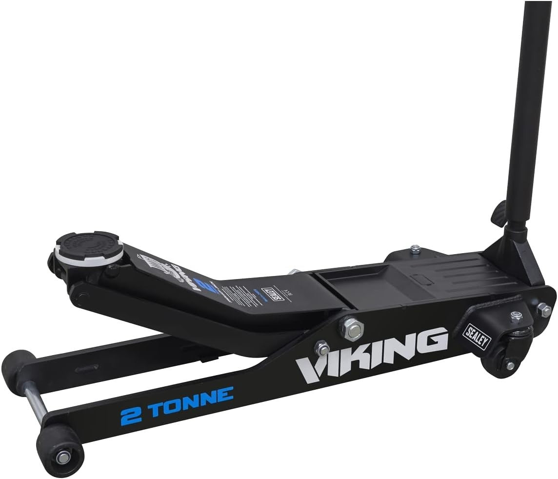 2 Ton Low Profile Long Reach Trolley Jack Rocket Lift 75–530mm Heavy Duty