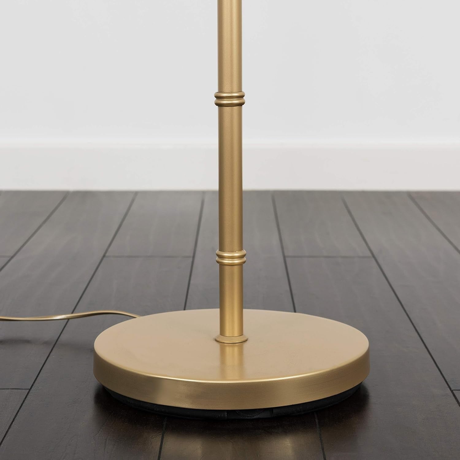 Gold Monkey Floor Lamp White Shade Luxury Statement Standing Light E27