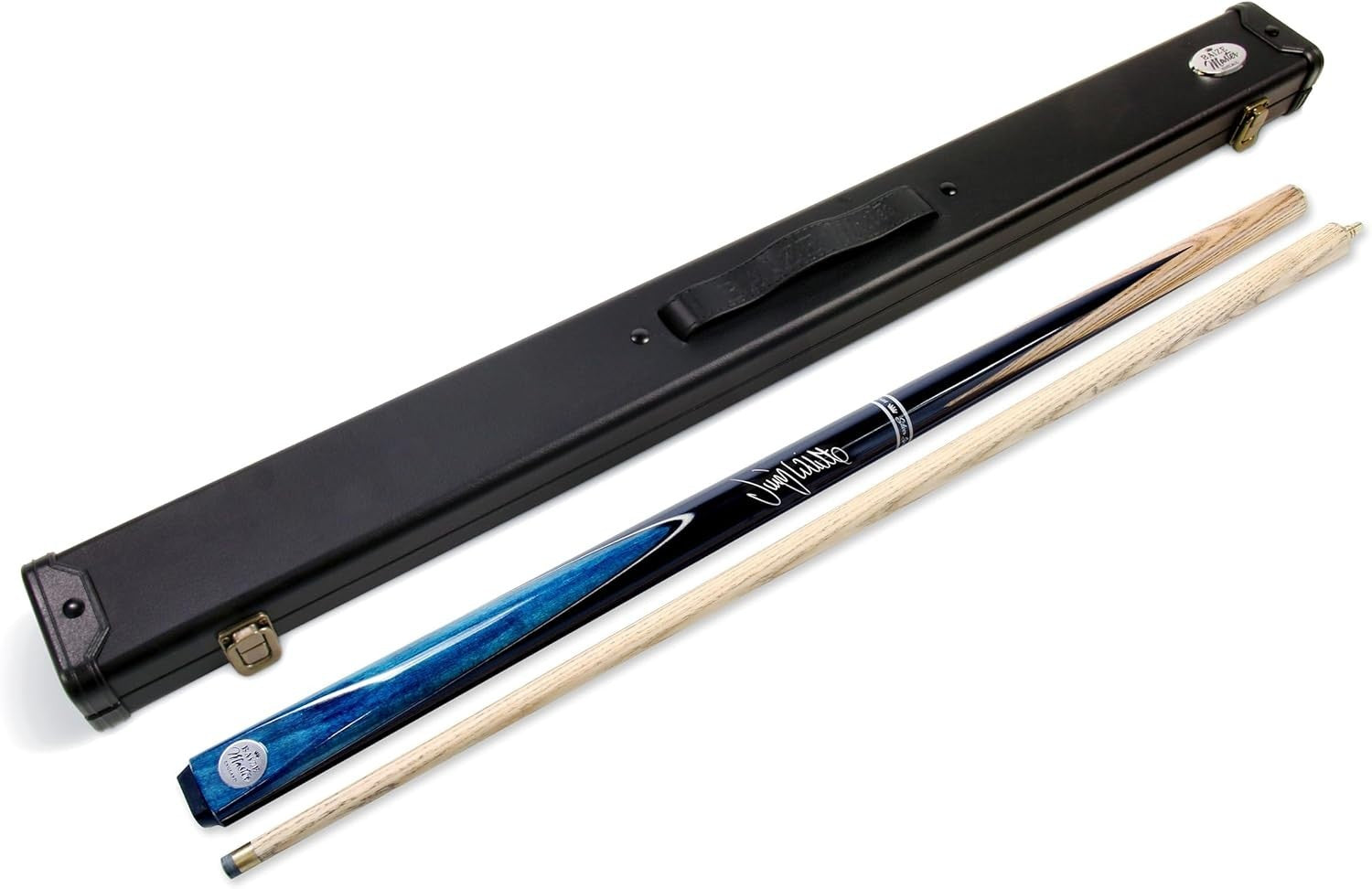 48in Junior Snooker Pool Cue 2 Piece 9.5mm Tip Case Set