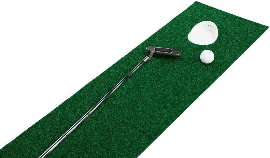 Golf Putting Green Mat Indoor Practice Trainer Non Slip Realistic Turf