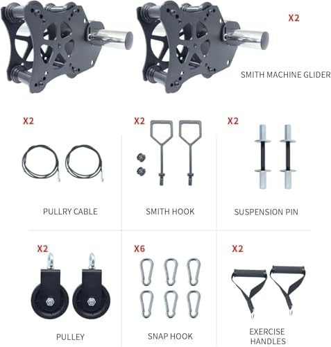 Adjustable Squat Rack with Dip Bars & Weight Plate Storage, Heavy Duty