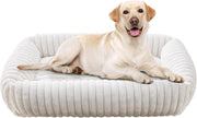 XL Orthopedic Dog Bed 35x25in Washable Furry Sofa