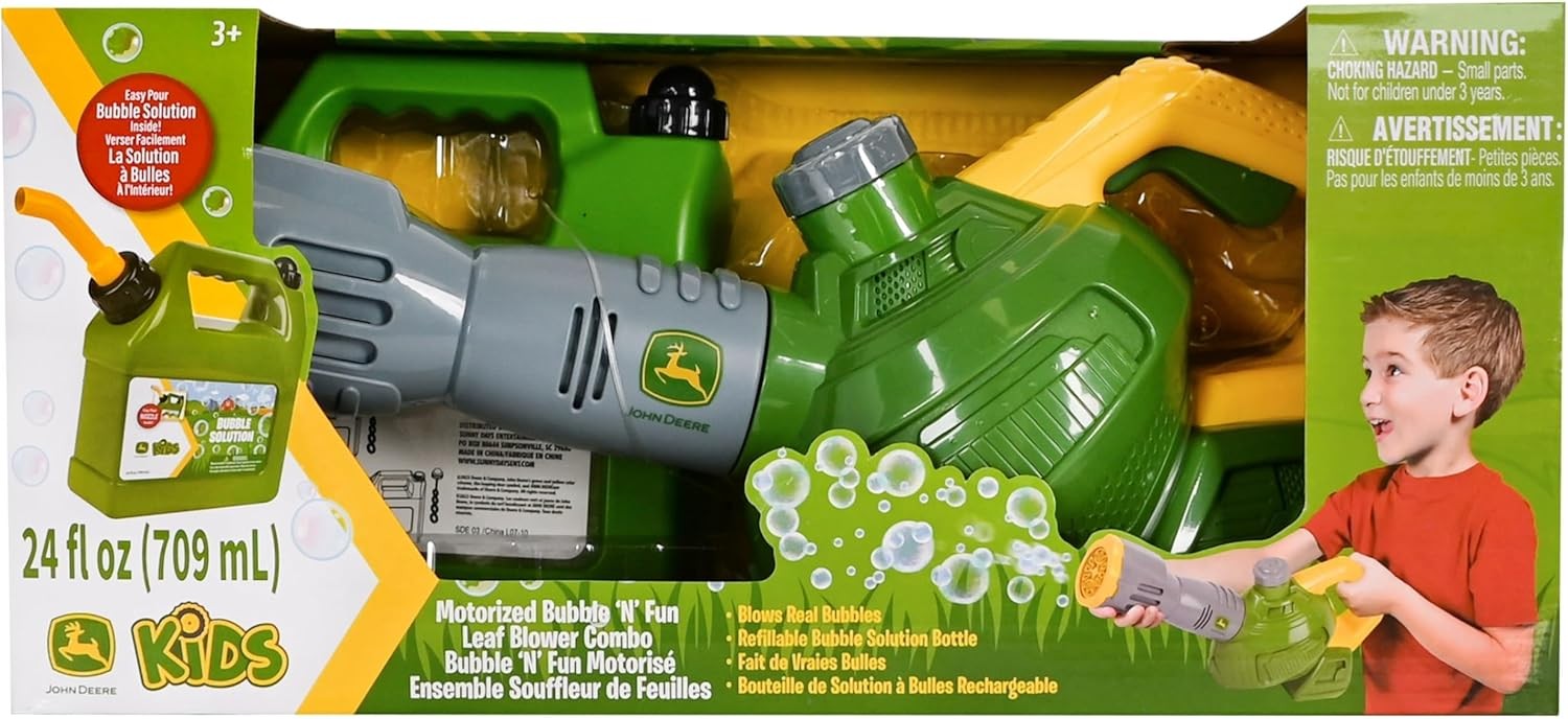 Bubble Leaf Blower Toy Kids With 44oz Solution