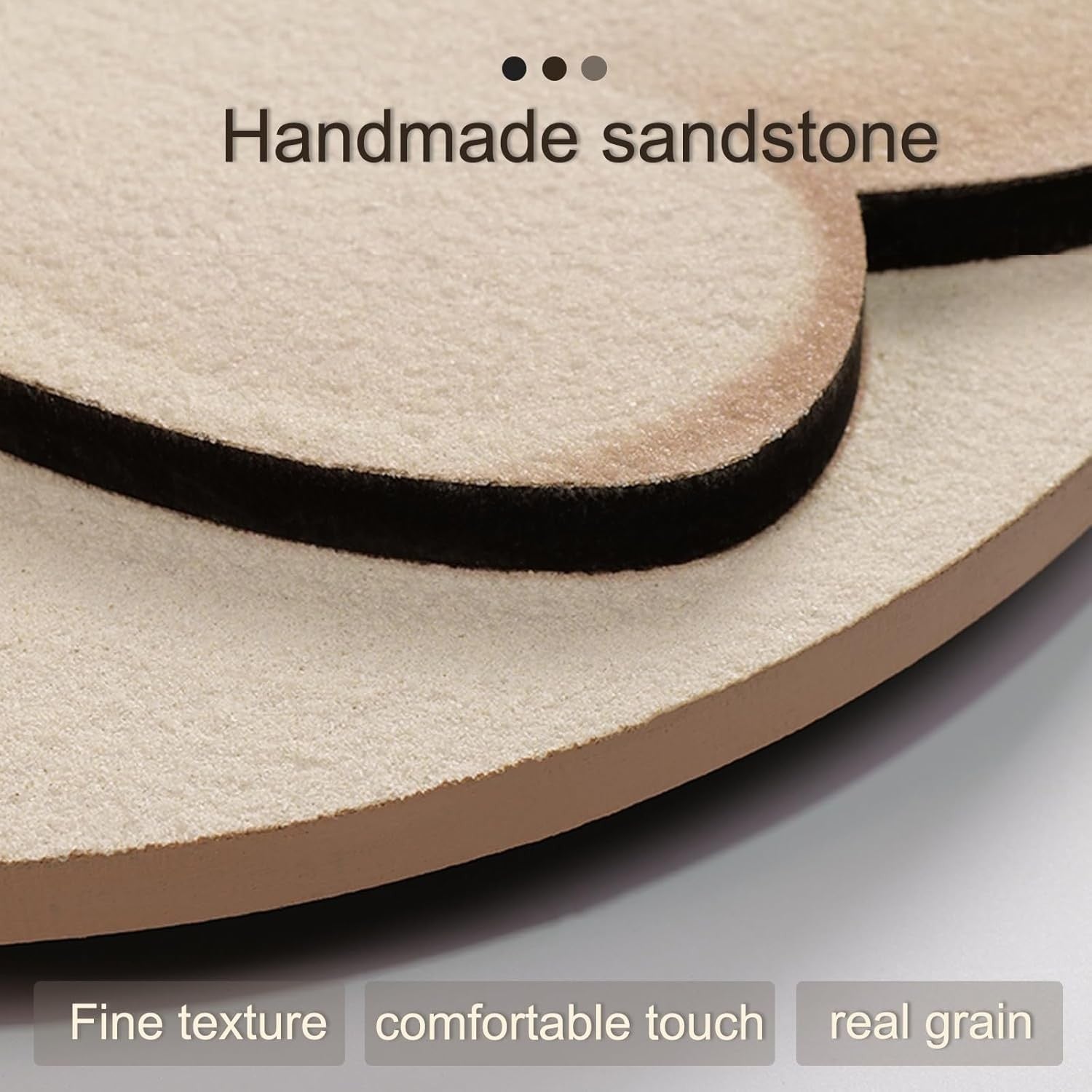 Sandstone 3D Wall Art with LED – 40×80cm, Brown Modern Decor