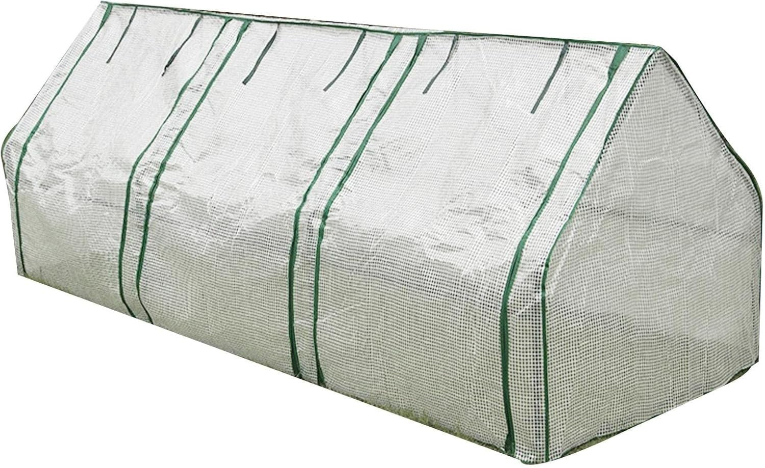 Portable Mini Greenhouse Tunnel | Reinforced PE Cover | Roll-Up Shutters