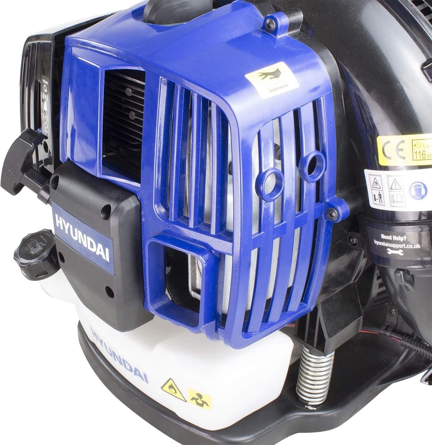Petrol Backpack Leaf Blower 170mph 52cc Heavy Duty Garden Clearing