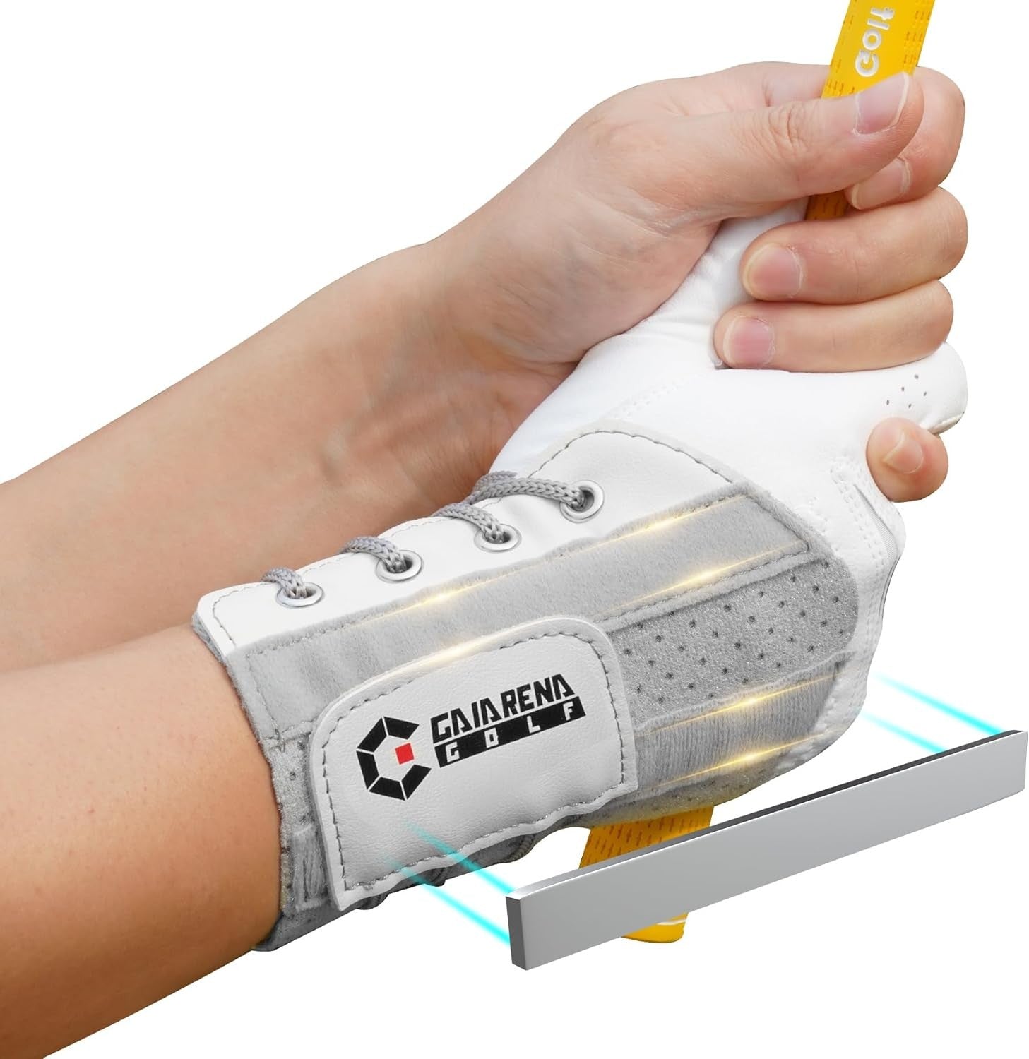 Golf Wrist Brace Swing Trainer Hinge Aid Left Hand Improve Angle